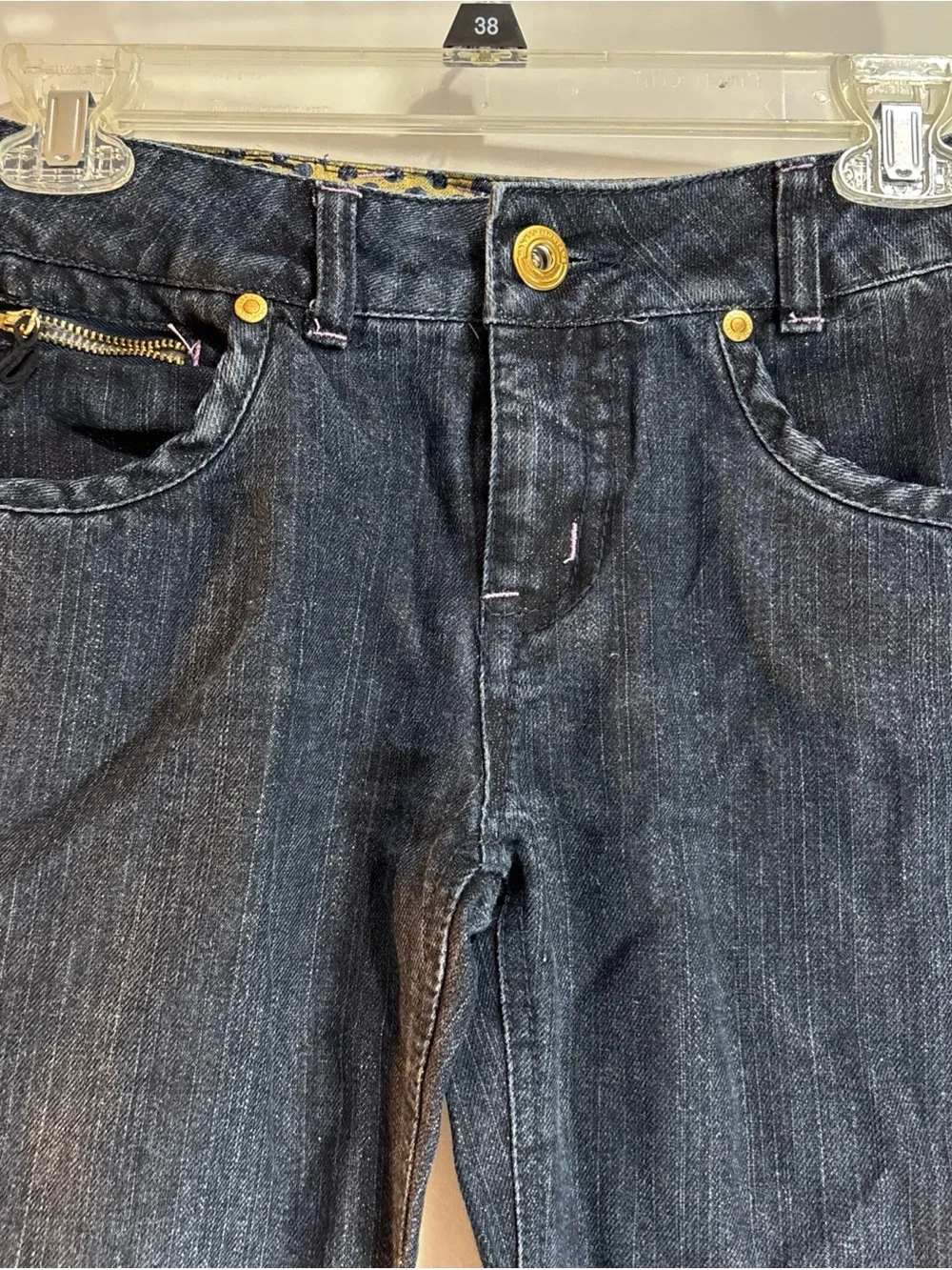 Hannah Montana by Disney Girls sparkling Jeans Straight Fit Jeans. 1195